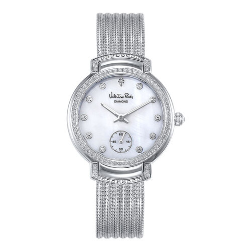 발렌티노루디 VR2588B-WTWT 여자 메탈시계 다이아몬드 손목시계 보석감별서 제공