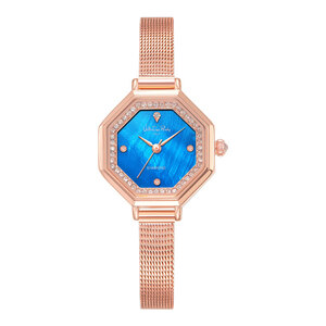 발렌티노루디 VR2582B-BLRG 여자 메탈 다이아몬드 손목시계 보석감별서 제공