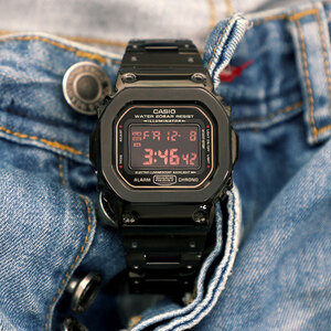 지샥 커스텀 시계 시리즈 DW5600 GWX5600 스퀘어 분리형 블랙 메탈케이스 공구포함